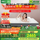 喜臨門(mén)床墊 3CM泰國乳膠七區彈簧黃麻床墊 白騎士喜禮 1.8x2米 軟硬適中