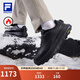 斐樂(lè )（FILA）BOA探險家3菁英跑鞋男鞋2025冬新款防水加絨運動(dòng)鞋Vibram 黑-BK 41