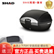 SHAD夏德踏板電動(dòng)車(chē)電瓶車(chē)摩托車(chē)后備箱通用三箱摩旅裝備本田鈴木尾箱 SH45尾箱+靠背+快拆底座+上下內襯