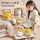 奧智嘉兒童玩具女孩生日禮物3-6歲仿真過(guò)家家磁力城堡玩偶寵物喂養屋