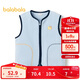 巴拉巴拉童裝寶寶保暖背心冬季加厚搖粒絨兒童馬甲男女童加絨208424171204