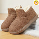 啄木鳥(niǎo)棉鞋加絨加厚鞋子冬季新款時(shí)尚雪地靴軟底保暖棉靴防寒高幫女鞋冬 泰迪絨大棉-咖色 36