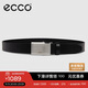 愛(ài)步（ECCO）男士商務(wù)休閑皮帶金屬扣正裝腰帶9105889黑色120cm禮盒裝