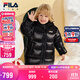 FILA斐樂(lè )兒童童裝棉羽2025年冬季新款男女中大童中長(cháng)款羽絨服