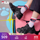 FILA 斐樂(lè )貓爪鞋4代女鞋老爹鞋情侶運動(dòng)鞋復古時(shí)尚休閑鞋網(wǎng)面透氣 【女款】黑-BK 37.5