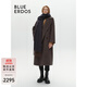 BLUE ERDOS100%羊毛大衣女秋冬通勤保暖長(cháng)款毛呢外套B246K5006 可可棕 165/84A/M