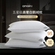 AMAIN雅棉 希爾頓鵝絨枕頭95大朵白鵝絨100支A類全棉面料羽絨纖維枕芯 【希爾頓同款】95%鵝絨中枕- 單只 48cm x74cm
