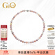 GiO珠寶 彩色淡水珍珠項鏈珠串毛衣鏈生日禮物送老婆 8.5-9.5mm 43cm
