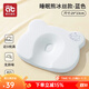 愛(ài)貝迪拉嬰兒冰絲定型枕夏季專(zhuān)用新生兒糾正頭型0到6個(gè)月-3歲寶寶硅膠枕頭 新升級-冰絲加大款--硅膠定型枕-睡眠熊藍色