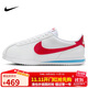 耐克NIKE女子運動(dòng)休閑鞋阿甘復古CORTEZ新年紅運動(dòng)鞋DN1791-108白38