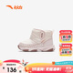 安踏兒童男女?huà)胪扌Ｅビ畫(huà)胗淄瘜W(xué)步鞋加絨高幫棉鞋A22440057