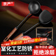 京嚴極鐵鍋鏟家用木柄炒菜鏟加厚無(wú)涂層鏟勺鐵鍋專(zhuān)用耐高溫廚具套裝 【氮化防生銹】加厚極鐵炒鏟 【無(wú)涂層 防滑防燙】