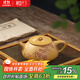 藏壺天下宜興紫砂壺純手工刻繪紫砂茶具原礦黃金段泥家用泡茶壺冰心石瓢壺 冰心石瓢