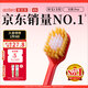 惠百施（EBISU）48孔寬頭軟毛牙刷成人護齦全效Pro1支裝清新口氣顏色隨機