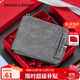 蔻一（Cnoles）男士短款錢(qián)包時(shí)尚商務(wù)多功能多卡位皮錢(qián)夾零錢(qián)包禮盒裝生日禮物送父親男朋友老公實(shí)用 夢(mèng)幻灰