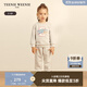 Teenie Weenie Kids小熊童裝秋季款女寶寶休閑百搭衛衣衛褲兩件套 花灰色 100 cm