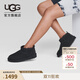 UGG秋季女士休閑舒適平底純色圓頭時(shí)尚經(jīng)典短筒靴雪地靴 1116109 BLK | 黑色 39 鞋款偏小，建議拍大一碼