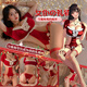 惹火貓（cupidcat）角色扮演圣誕套裝情趣內衣性感cos免脫女仆連體約會(huì )戰袍X R1435紅