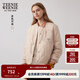Teenie Weenie【兩面穿】小熊女裝外套冬季時(shí)尚美拉德簡(jiǎn)約休閑棉服 卡其色 S (160)