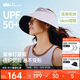 蕉下（beneunder）蛋卷燈罩帽大檐空頂帽防曬帽女遮陽(yáng)帽登山帽太陽(yáng)帽男UL712紫