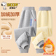 史努比（SNOOPY）童裝男童褲子羊胎絨冬季加厚長(cháng)褲中大童 灰/皇冠字母努比 140