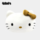 野獸派家居（tbh）Hello Kitty造型抱枕辦公室午睡枕客廳沙發(fā)靠枕禮物 Hello Kitty造型抱枕-金色蝴蝶結