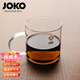 JOKO耐熱玻璃杯無(wú)鉛高硼硅玻璃杯耐高溫可微波爐大容量水杯把手咖啡杯 500ml透明500ml1只