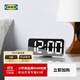 宜家（IKEA）NOLLNING諾寧溫度計鬧鈴室內家用嬰兒房壁掛簡(jiǎn)約家用 鐘/溫度計/鬧鈴白色18x8cm