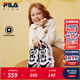FILA斐樂(lè )兒童童鞋運動(dòng)鞋子2025年冬季新款男女童中大童籃球鞋豌豆鞋 黑/微妙粉-BB 34