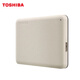 東芝（TOSHIBA）4TB 移動(dòng)存儲 移動(dòng)硬盤(pán) 小小白桃 V10系列  兼容Mac 便攜 高速傳輸 密碼保護 照片備份