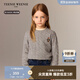Teenie Weenie Kids小熊童裝25新款秋冬男女童寶寶羊毛衫套頭毛衣 花灰色 165 cm