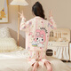 兒童睡衣女孩2025新款春秋季純棉長(cháng)袖女童可愛(ài)寶寶家居服秋款流行 31682 140 【16碼】135-145CM 55-68斤
