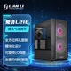 LIANLI聯(lián)力L216黑色 中塔式臺式電競游戲機箱 標配3把風(fēng)扇/支持EATX主板豎裝顯卡360水冷/一體式網(wǎng)孔面板