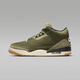 耐克（NIKE）AJ3 官方男鞋2025秋冬新款Air Jordan 3橄欖綠爆裂紋休閑鞋 DN3707-202 42