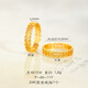 老凰祥黃金色24K亮金999鏤空暴富銅錢(qián)戒指女滿(mǎn)圈錢(qián)幣食指戒 老鳳祥美碼10#滿(mǎn)圈錢(qián)幣戒指1個(gè)