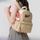耐克（NIKE）幼兒園卡通小書(shū)包小眼睛可愛(ài)雙肩包休閑迷你 小奶包 FZ7259-252米黃色尺寸32*25*12CM