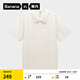 蕉內涼皮502Cool男士速干POLO衫翻領(lǐng)襯衫運動(dòng)涼感透氣t恤春夏短袖男 暖白 S