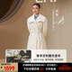 艾萊依【宋佳同款】鵝絨服女2025新款氣質(zhì)風(fēng)衣羽絨服可脫卸圍巾長(cháng)款外套 乳灰米-升級款 S 【建議110-130斤】155
