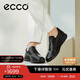 愛(ài)步（ECCO）樂(lè )福鞋男 百搭增高牛皮休閑皮鞋 雅仕男鞋系列207144 黑色40