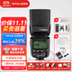 神牛（Godox） tt600 機頂閃光燈外拍單反相機通用型高速外拍燈離機熱靴燈戶(hù)外人像拍攝補光燈 TT600【標配】+柔光盒+5號電池套裝 尼康版
