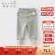 戴維貝拉（DAVE＆BELLA）加絨兒童打底褲彈力女童褲子小童休閑褲冬季新款女寶寶長(cháng)褲童褲 灰色【現貨】 110 cm（建議身高100-110cm）