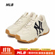MLB老爹鞋男鞋增高春夏厚底增高LA運(yùn)動(dòng)休閑鞋韓版洋基NY 新黑標(biāo) 36.5