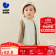 迷你巴拉冬季新款男女童夾棉背心寶寶保暖厚款絎棉馬甲