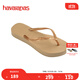 havaianas哈唯納SlimFlatform厚底人字拖女夏外穿增高夾腳涼拖鞋 0570-金色 37 37/38巴西碼