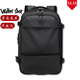 Walker Shop【2025年新款】雙肩包男多功能真空壓縮大容量出差旅行電腦背包 黑色 49cm*32cm*15cm【60L】