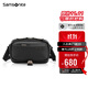 新秀麗（Samsonite）單肩斜挎包休閑包旅行包時(shí)尚QW4  黑色