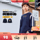 匡威Converse兒童字母印花長(cháng)T2025年秋季拼接設計男女童親膚透氣上衣