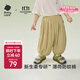 babycare薄荷兒童褲子運動休閑褲嬰兒春裝寶寶工裝褲夏季 咘咘灰褐色 100 