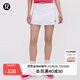 lululemon丨Graphic Pace Rival 女士運動(dòng)圖案款中腰短裙 *長(cháng)款 LW8AOAS 白色 S
