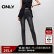 ONLY 2025春季復古磨白高腰修身九分鉛筆褲牛仔褲女|125132022